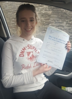 6117 - After a huge amount of hard work our Aimie passed her driving test today 1st time with only 2 minors a little self belief gets you everywhere ;- Congratulations kiddo we are all super proud