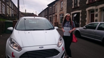 11015 - Congratulations to Amy Pearl Potter on passing her test this afternoon in Merthyr Tydfil with only 4 faults Good luck car shopping and enjoy your weekend away :-