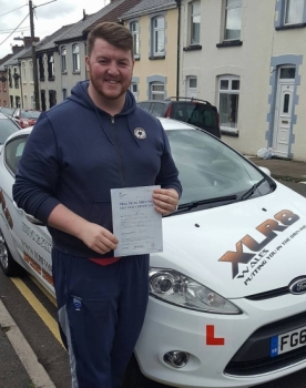 3516 - Another lovely result with our Peter - Congratulations goes out to Josh King who passed his driving test 1st time today in Merthyr Tydfil
