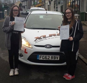 5115 - What an AMAZING start to 2015 Congratulations goes out to both Megan AND Bethan Williams who both passed their driving test 1st time today in Merthyr Tydfil We are all very proud of you - what a lovely result