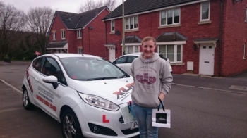 31315 - Congratulations to Bethan Crimmins on passing her driving test today first time in Merthyr Tydfil Nice one we knew you could do it have fun in your new car :-