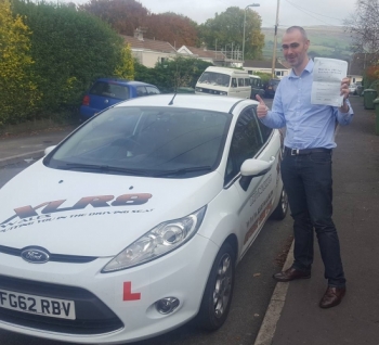 11116 - What a stunning result for Brian who passed his driving test in Merthyr Tydfil 1st time with us