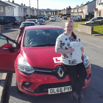 13.3.18 - Congratulations goes out to Bridie Parfitt who passed her automatic driving test today in Merthyr... Stunning Result!!