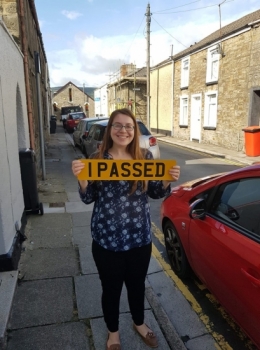 12.8.19 - Congratulations to Ceri Beynon on passing her automatic driving test today in Merthyr with our Rhys!!!! Well done and safe driving 👍🚗👍🚗