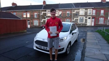 211216 - Congratulations to Cullen Daley on passing his test today first time in Merthyr Tydfil with only 3 faults