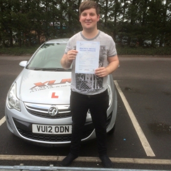 31715 - Congratulations to Damien Miles who passed his driving test in Merthyr Tydfil 1st time with our instructor Peter stunning result :-