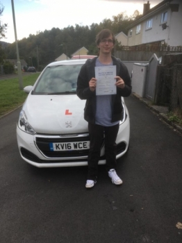 31/10/18 - Congratulations to Druce Roberts on passing his driving test today after taking up a semi intensive driving course with our Peter in Aberdare... Happy Driving 🎃🚗🚦
