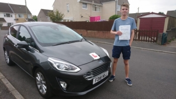 11.7.18 - Congratulations to Evan Marshall on passing his test in Merthyr Tydfil first time with zero faults!! An awesome result!!