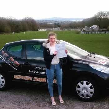 2522016 - A huge congratulations goes out to Geri today for passing her driving test in Abergavenny with just 2 teeny tiny minors Really pleased for you Geri well done