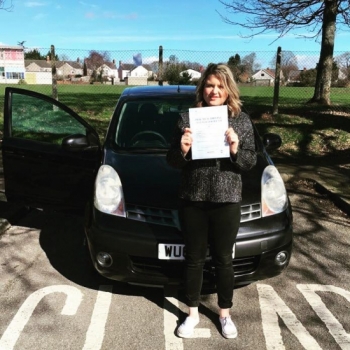 9317 - A massive well done goes to Hollie today Hollie passed her automatic driving test in Newport first time and with just 5 minors Brilliant resultwell done Hollie :-