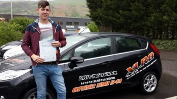220514 A massive well done to Jake on passing your driving test first time with only one minor fault at Merthyr Tydfil 