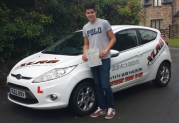 James passed his driving test on 22nd August after only 20 hours of training on an intensive driving course and passed only 7 days after his 17th birthday On top of this he passed with only 1 minor Another great result