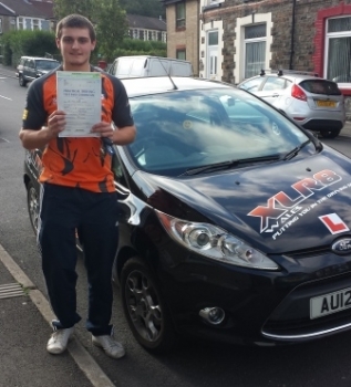 Congratulations to James who passed his driving test 1st time with XLR8 Wales after a 2 week semi intensive course and only with 1 minor Well Done from everyone at XLR8 Wales