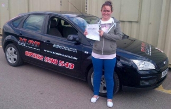 A massive congratulations to Jenna who passed her automatic driving test 1st time with only 1 minor and in only 2 months What a result Well done from all of us :-