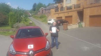 27.8.2019 - A Massive Well Done to Jennifer on passing her Automatic driving test today in Merthyr, 1st time with just 2 little marks after completing