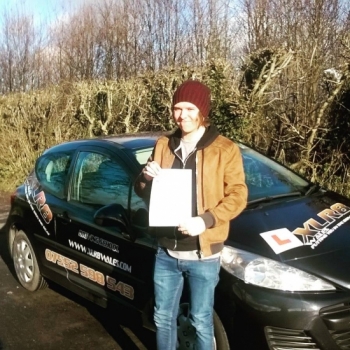 1512016 - Joe passed his test today in Abergavenny first time with just six teeny tiny minors after our 20 hour semi intensive course Well done Joe brilliant result especially with the current road conditions
