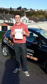 131113 - Congratulations Joe on passing your driving test today in Pontypridd Enjoy your new car :-