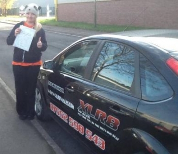 251113 - A really big well done to Justyna for passing your test today 1st time with just 3 minors We are very very proud of you Thank you for the cake too we did try to keep it for the day but failed miserably :-