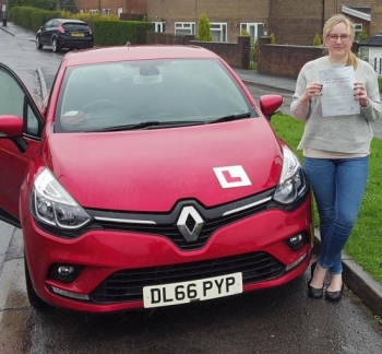24.4.187 - Congratulations to Kristina Ransiene on passing her automatic driving test today with only 2 little minor faults... Stunning result!!