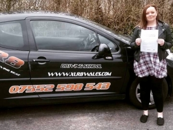 23315 - Well done Lauren for passing your driving test today in Abergavenny Well deserved Lozzy Bear :-