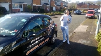 10315 - A big congratulations to Leah today for passing her driving test in Newport with just 5 minors Well done :-