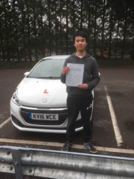 17.4.19 - Well done to Luis Mak Shan on passing your driving test in Merthyr... Outstanding!!