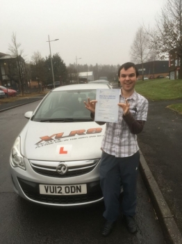 71216 - Congratulations to Martin Davies who passed his driving test with our Peter in Merthyr Tydfil 1st time