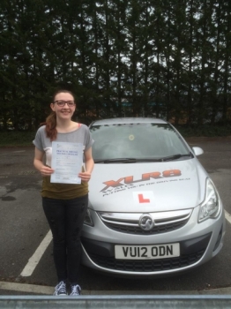 23916 - Congratulations to Melissa Watkins on passing her driving test today in Merthyr Tydfil with only 2 minors with our Peter