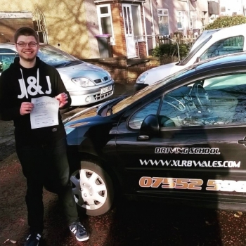 81215 - Congratulations Mike on passing your driving test today in Abergavenny FIRST TIME and with just 4 minors See you soon fella :-