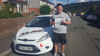 23916 - Congratulations to Michael who passed his driving test today in Merthyr Tydfil 1st time stunning