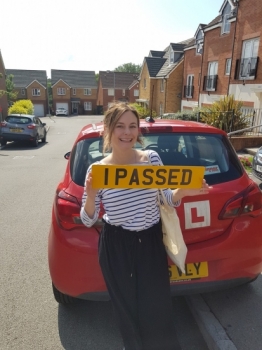 5.8.19 - Congratulations to Rosie French on passing her automatic driving test today in Cardiff with our Rhys!!!!! Well done and safe driving 🚗👍🚗👍