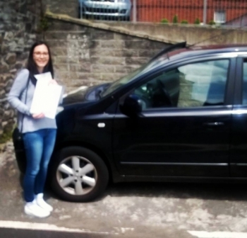 2616 - A big well done goes to Sarra today for passing her automatic driving test in Newport first time and with only 4 minors too Super pleased for you sorry itacute;s a blurry picture