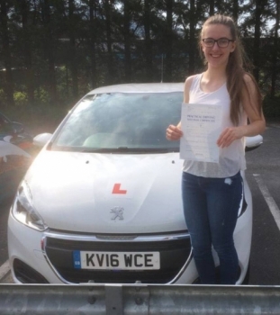 24.5.18 - Congratulations to Sophie Davies on passing her driving test with only 1 minor fault with our Peter... Stunning result!!