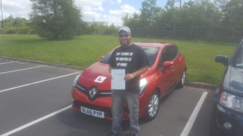 21.6.19 - Another Brilliant Pass today for Stuart Medhurst in the automatic 1st time too ....Happy Driving buddy!!