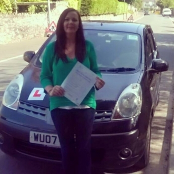 21415 - A big well done to Suzanne for passing her automatic driving test today in Abergavenny with just 2 minors and first time too A-M-A-Z-I-N-G :-