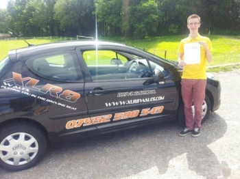 17714 - Well done Tom on passing your test today in Newport on your first attempt with just 2 minors and only after 20 hours of training Even complimented by the examiner too for your great driving Well done