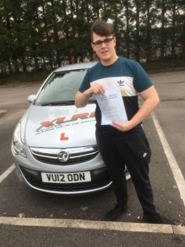 22217 - Congratulations to Tom Burgess who passed his test 1st time in Merthyr with our Peter :-