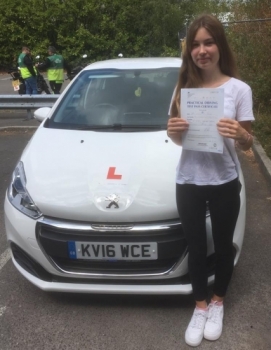 16.7.18 - Congratulations to Yelena Petra on passing her driving test 1st time today with our Peter