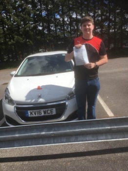23.5.19 - Congratulations to Adam Helt who passed first time with our Peter!!! 🚗🚦