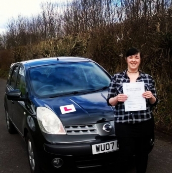 732016 - Well done Adana on passing your automatic driving test today in Abergavenny with just ONE minor Fantastic result especially with all those nerves