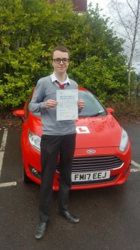 412217 - Congratulations goes out to Aled who passed the New 2017 driving test today 1st time One of the 1st learners to pass the new test in Merthyr Tydfil which launched today Stunning result