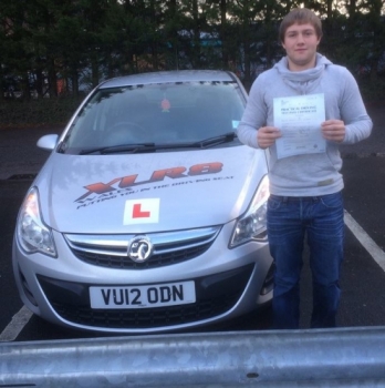 271115 - Congratulations to Bregan Edwards on passing his driving test in Merthyr Tydfil 1st time what a lovely result
