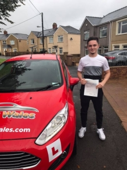 7.10.19 - What an outstanding result for Callum who passed his driving test today 1st time with one 1 minor after finishing a semi intensive course