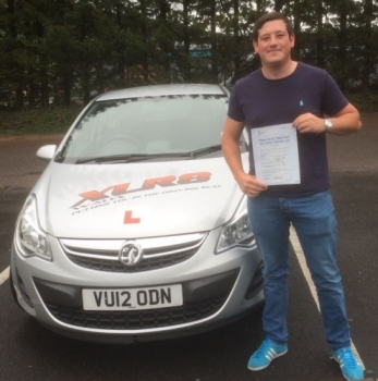 6815 - What a stunning result from Chris Davies who passed his driving test today in Merthyr Tydfil with ONLY 2 minors Chris went with our instructor Peter We are all really chuffed for you :-