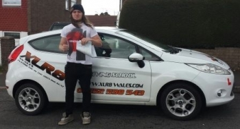 180314 A massive congratulations to Daniel Jones for passing his driving test this morning in Merthyr Tydfil what a mega result