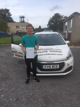 Well done to Ethan Scriven on passing his driving test 1st time in Brecon with zero driving faults!! What an incredible result!!!!