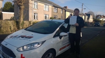 241214 - Congratulations to Gareth Brace on passing his test at Pontypridd first time Happy Driving