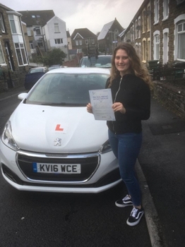 20.2.19 - 'Thank you Peter for all your patience and helping me pass my test!😁'<br />
<br />
Congratulations to Heather Moulding on passing her driving test 1st