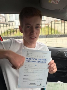 6.9.2019 - Well what an outstanding result for Jack Maloney who passed his driving test this morning 1st time with 1 minor after completing a 30 hour
