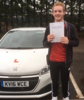 8/11/18 - Congratulations to Jack Scrivens who passed his driving test today 1st time in Merthyr Tydfil with our Peter... safe driving 🚦🚗...